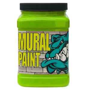 Chroma Acrylic Mural Paint - (1/2 Gallon) Slime Lime Green -Disc