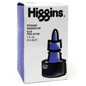 Higgins Dye-Based Drawing Ink - (1oz/29.6ml) Blue