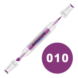 Molotow Aqua Twin Marker 2-6mm / Soft Brush - 010 Purple