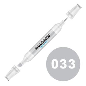 Molotow Aqua Twin Marker 2-6mm / Soft Brush - 033 Cool Grey 04
