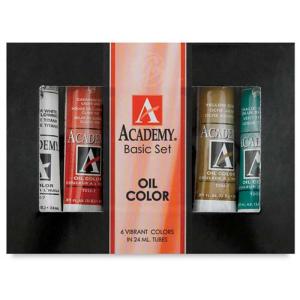 Grumbacher Academy Oil Color Basic Set - (6 Pack)