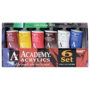 Grumbacher Academy Acrylic Introductory Set - (6 Pack)