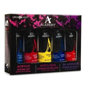 Grumbacher Academy Acrylics Mixing Set - (5 Pack)
