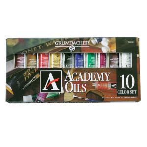 Grumbacher Academy Oil Color Set - (10 Pack)