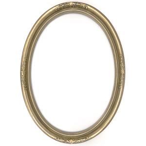 Closeout Oval Frame Gold with Filigree Accents - 19.5" x 26.75"