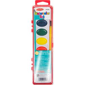 Creative Arts Watercolor Set with Brush - (8 Colors)