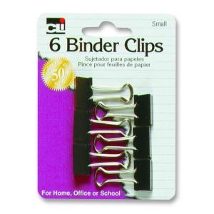 3/4 Inch Binder Clips 6/cnt