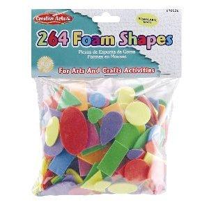 264 Pieces Foam Assorted Shapes