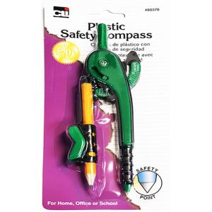 Charles Leonard Safety Point Plastic Compass