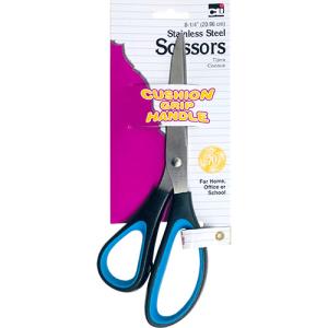 Charles Leonard Stainless Steel Scissors 8.25" - Cushion Grip Handle