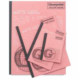 Clearprint 1000H 8X8 GRID 8.5" X 11" VELLUM FIELD BOOK