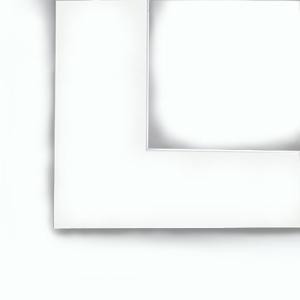 Crescent 12" x 16" Smooth White Pre-Cut Matboard (9" x 12" opening)