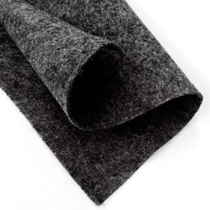 Craft Felt Fabric Sheet 9" x 12" - Black Charcoal