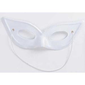 Darice White Satin Bat Mask (1 count)