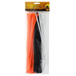 Halloween Colored Chenille Stems 12" - (100 Pack) pipe cleaners