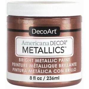DecoArt Americana Decor Metallics Paint - (8oz/236ml) Rose Gold