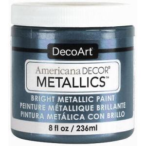 DecoArt Americana Decor Metallics Paint - (8oz/236ml) Pewter