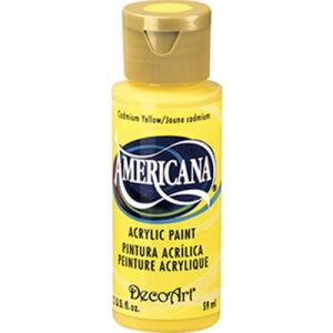 DecoArt Americana Acrylic Paint - (2oz/59ml) Cadmium Yellow