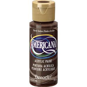 DecoArt Americana Acrylic Paint - (2oz/59ml) Burnt Umber