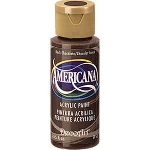 DecoArt Americana Acrylic Paint - (2oz/59ml) Dark Chocolate