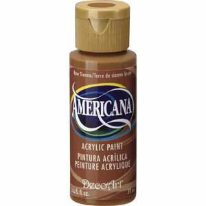 DecoArt Americana Acrylic Paint - (2oz/59ml) Raw Sienna
