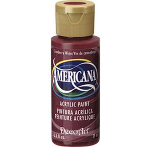 DecoArt Americana Acrylic Paint - (2oz/59ml) Cranberry Wine