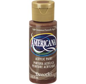 DecoArt Americana Acrylic Paint - (2oz/59ml) Light Cinnamon