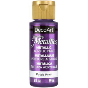 DecoArt Dazzling Metallics Acrylic Paint - (2oz/59ml) Purple Pearl