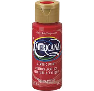 DecoArt Americana Acrylic Paint - (2oz/59ml) Cherry Red