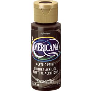 DecoArt Americana Acrylic Paint - (2oz/59ml) Asphaltum