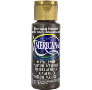 DecoArt Americana Acrylic Paint - (2oz/59ml) Bitter Sweet Chocolate