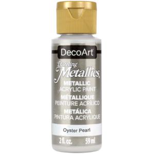 DecoArt Dazzling Metallics Acrylic Paint - (2oz/59ml) Oyster Pearl