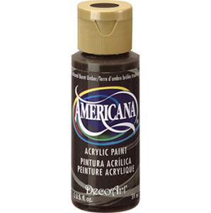 DecoArt Americana Acrylic Paint - (2oz/59ml) Traditional Burnt Umber