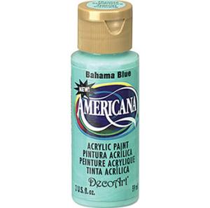DecoArt Americana Acrylic Paint - (2oz/59ml) Bahama Blue