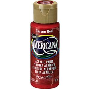 DecoArt Americana Acrylic Paint - (2oz/59ml) Tuscan Red