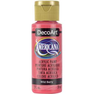 DecoArt Americana Acrylic Paint - (2oz/59ml) Wild Berry