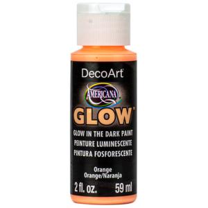 DecoArt Americana Glow Acrylic Paint - (2oz/59ml) Orange