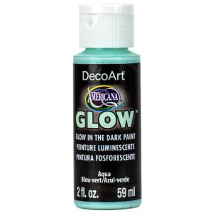 DecoArt Americana Glow Acrylic Paint - (2oz/59ml) Aqua