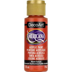 DecoArt Americana Acrylic Paint - (2oz/59ml) Warm Sunset