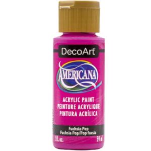 DecoArt Americana Acrylic Paint - (2oz/59ml) Fuchsia Pop
