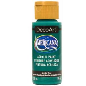 DecoArt Americana Acrylic Paint - (2oz/59ml) Mystic Teal  DA423-3