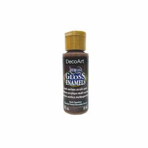 DecoArt Americana Gloss Enamels-Dark Chocolate