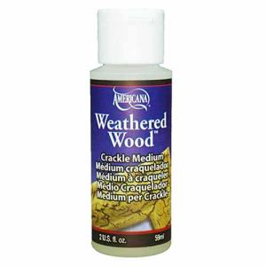 DecoArt Americana Weathered Wood - (2oz/59ml) Crackle Medium