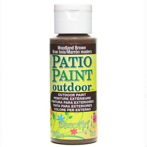 DecoArt Patio Paint Outdoor Acrylic  (2oz/59ml) Woodland Brown