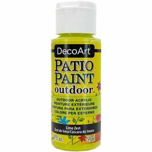 DecoArt Patio Paint Outdoor Acrylic  (2oz/59ml) Lime Zest