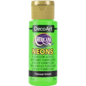 DecoArt Americana Neons Acrylic Paint - (2oz/59ml) Thermal Green