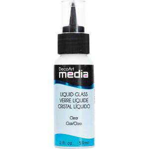 DecoArt Media Liquid Glass - (2oz/59ml) Clear
