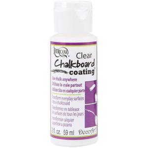 DecoArt Americana Chalkboard Paint - (2oz/59ml) Clear Coating