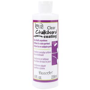 DecoArt Americana Chalkboard Paint - (8oz/236ml) Clear Coating