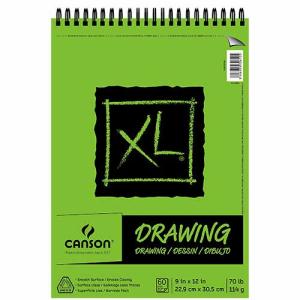 Canson XL Drawing Pad 9" x 12" - (60 Sheets, 70lb)